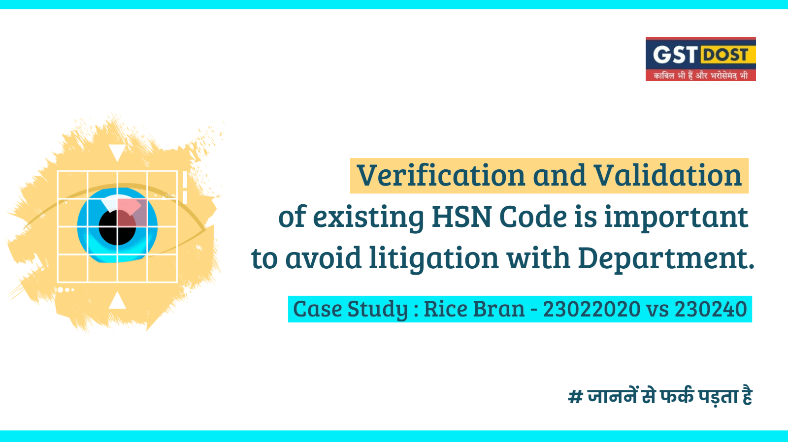 Are you Verifying your Old HSN Codes? Read on to find Why it is Important! [Case Study - Rice Bran - 23022020 vs 230240]